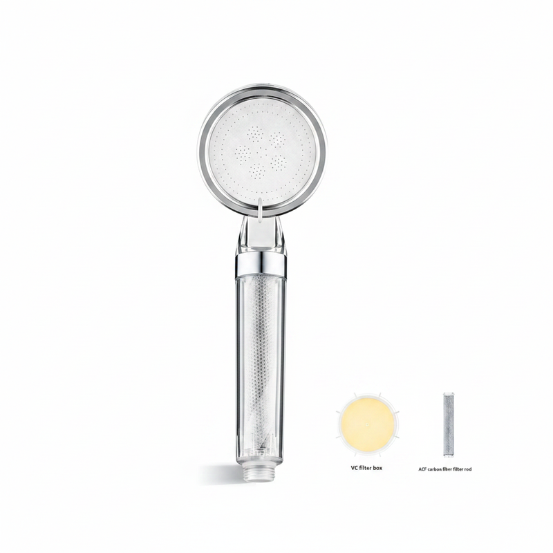 High-Pressure Filtered Skincare Showerhead (Box Set)